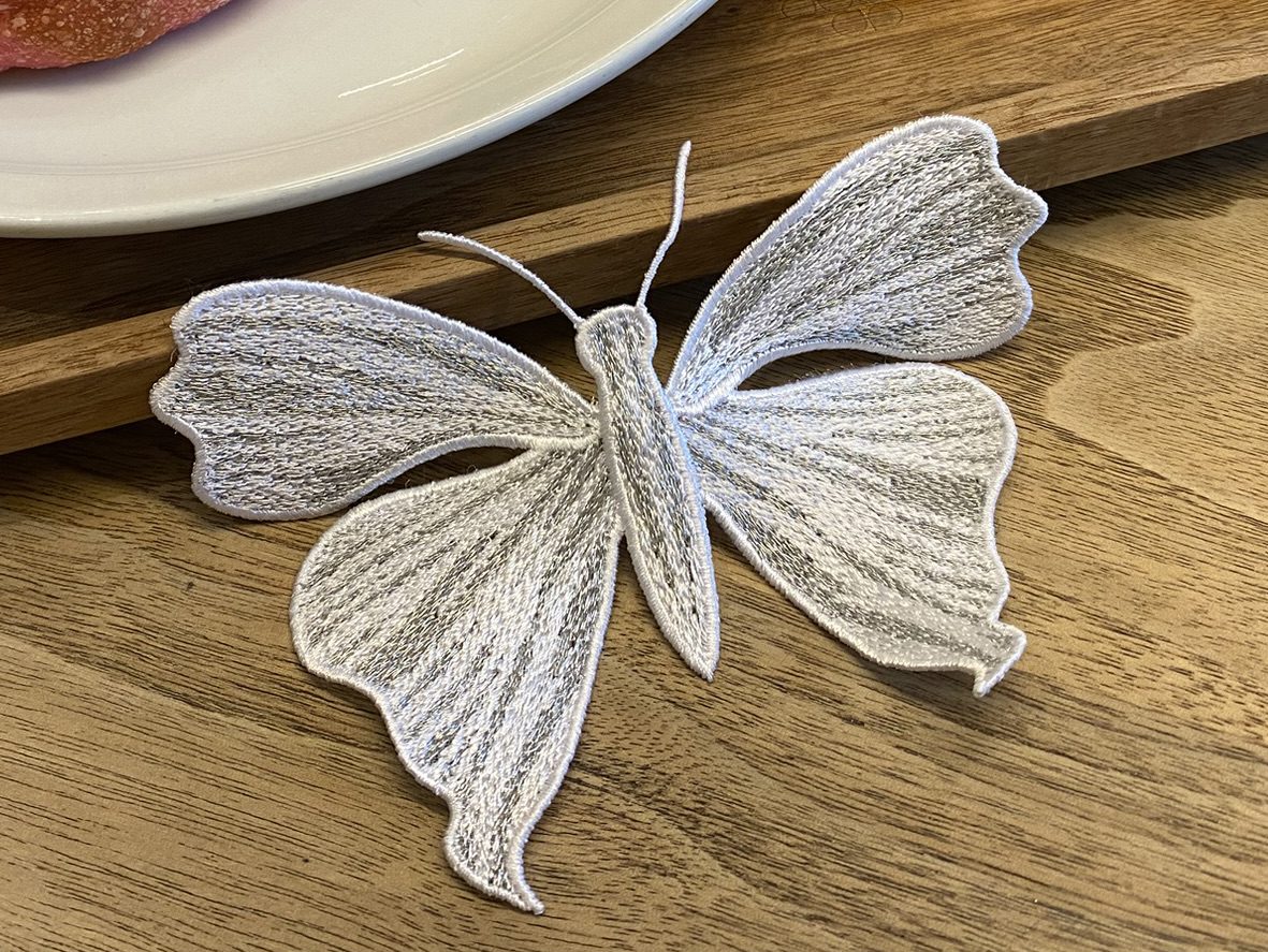 Lace & Water Soluble Embroidery #6
