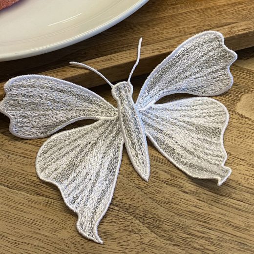 Lace & Water Soluble Embroidery #6